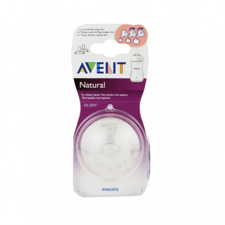 TETINA NATURAL FLUJO VARIABLE PHILIPS AVENT 3 M SCF 655/ 27