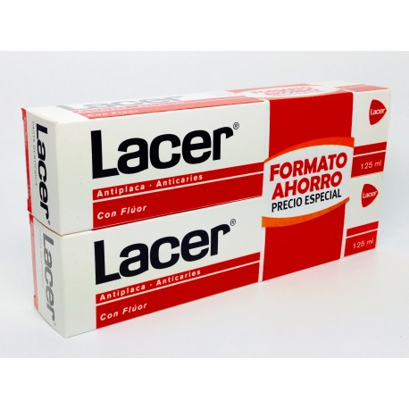 PASTA LACER DUPLO AHORRO 2X125