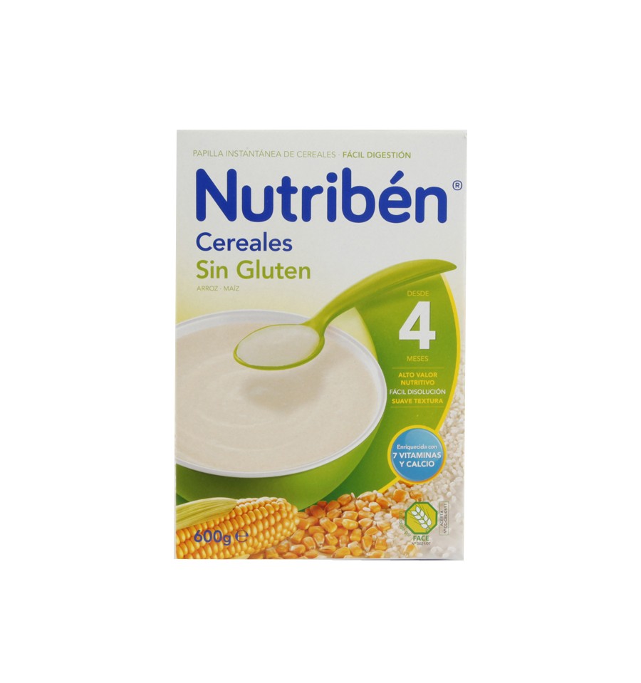 Nutribén® Cereales sin gluten para bebés desde los 4 meses